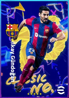 İlkay Gündoğan eFootball 2026 player card, 84 OVR AMF