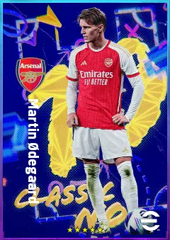 Martin Ødegaard eFootball 2026 player card, 85 OVR AMF
