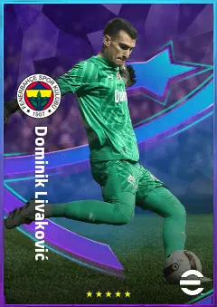 Dominik Livaković eFootball 2026 player card, 82 OVR GK