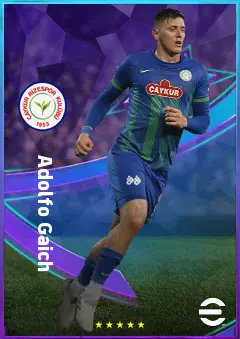 Adolfo Gaich eFootball 2026 player card, 78 OVR CF