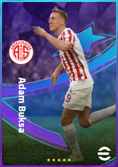 Adam Buksa eFootball 2026 player card, 79 OVR CF