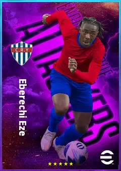 Eberechi Eze eFootball 2026 player card, 82 OVR AMF