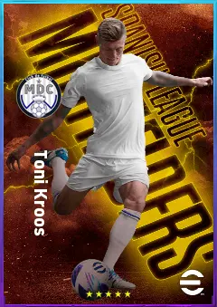 Toni Kroos eFootball 2026 player card, 82 OVR CMF