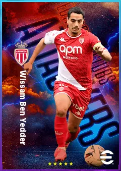 Wissam Ben Yedder eFootball 2026 player card, 82 OVR CF