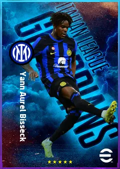 Yann Aurel Bisseck eFootball 2026 player card, 79 OVR CB