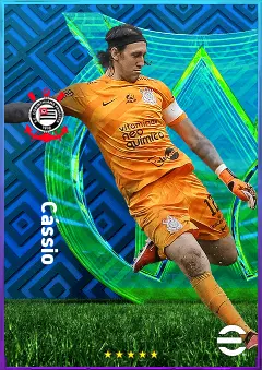 Cássio eFootball 2026 player card, 80 OVR GK