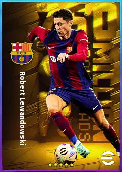 Robert Lewandowski eFootball 2026 player card, 84 OVR CF