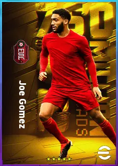 Joe Gomez eFootball 2026 player card, 82 OVR CB