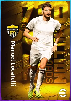 Manuel Locatelli eFootball 2026 player card, 83 OVR DMF
