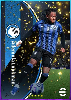 Ademola Lookman eFootball 2026 player card, 82 OVR SS