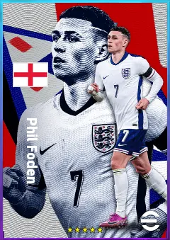 Phil Foden eFootball 2026 player card, 85 OVR RWF