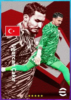 Uğurcan Çakır eFootball 2026 player card, 81 OVR GK