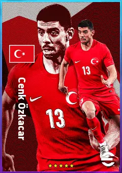 Cenk Özkacar eFootball 2026 player card, 79 OVR CB