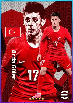 Arda Güler eFootball 2026 player card, 81 OVR AMF