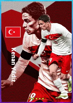Kenan Yıldız eFootball 2026 player card, 79 OVR SS