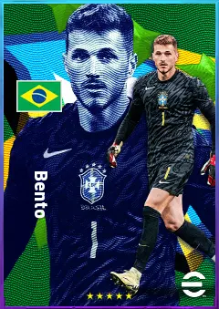 Bento eFootball 2026 player card, 82 OVR GK