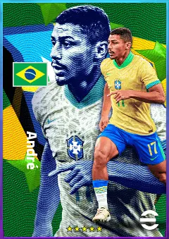 André eFootball 2026 player card, 82 OVR DMF