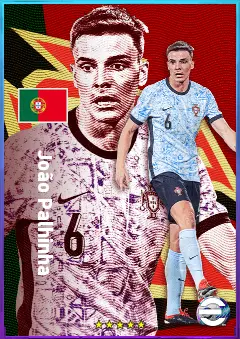 João Palhinha eFootball 2026 player card, 82 OVR DMF