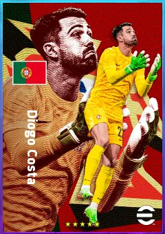 Diogo Costa eFootball 2026 player card, 84 OVR GK