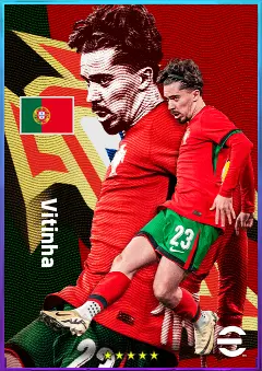 Vitinha eFootball 2026 player card, 84 OVR CMF