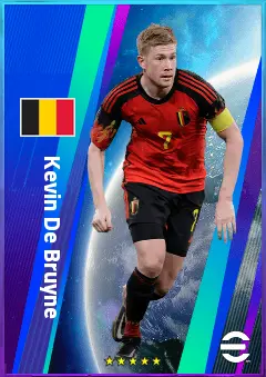 Kevin De Bruyne eFootball 2026 player card, 86 OVR AMF