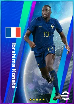 Ibrahima Konaté eFootball 2026 player card, 84 OVR CB