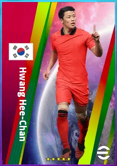 Hwang Hee-Chan eFootball 2026 player card, 81 OVR CF