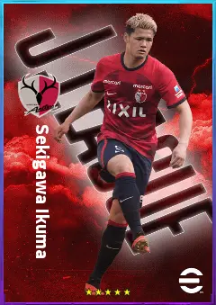 Sekigawa Ikuma eFootball 2026 player card, 79 OVR CB