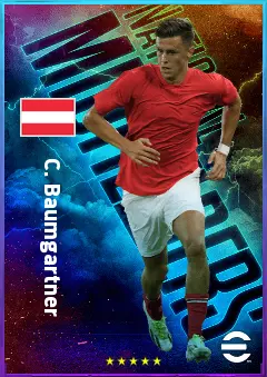 C. Baumgartner eFootball 2026 player card, 81 OVR AMF
