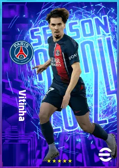 Vitinha eFootball 2026 player card, 83 OVR CMF