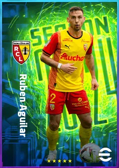 Ruben Aguilar eFootball 2026 player card, 80 OVR RB