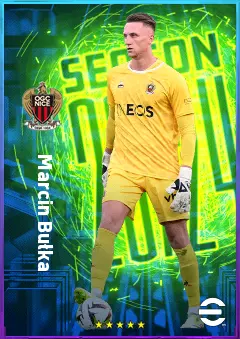 Marcin Bułka eFootball 2026 player card, 81 OVR GK
