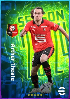 Arthur Theate eFootball 2026 player card, 81 OVR CB
