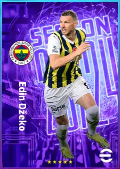 Edin Džeko eFootball 2026 player card, 82 OVR CF