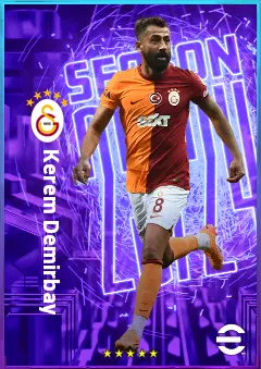 Kerem Demirbay eFootball 2026 player card, 80 OVR CMF