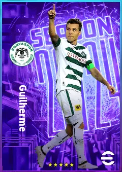 Guilherme eFootball 2026 player card, 78 OVR LB