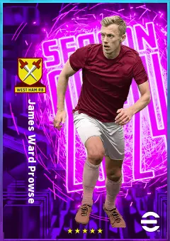 James Ward Prowse eFootball 2026 player card, 82 OVR CMF