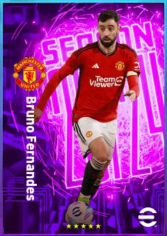 Bruno Fernandes eFootball 2026 player card, 83 OVR AMF