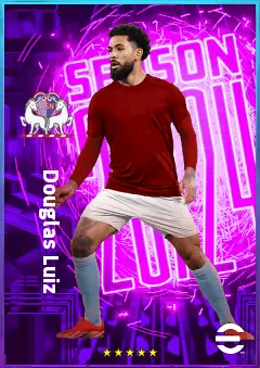 Douglas Luiz eFootball 2026 player card, 83 OVR CMF
