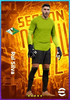 Rui Silva eFootball 2026 player card, 81 OVR GK