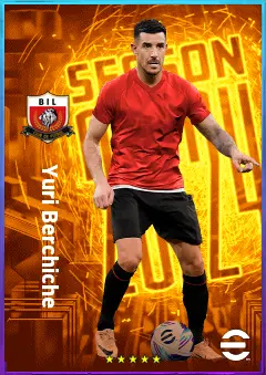 Yuri Berchiche eFootball 2026 player card, 80 OVR LB