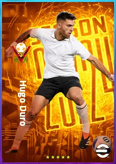 Hugo Duro eFootball 2026 player card, 81 OVR CF
