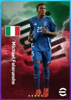 Michael Folorunsho eFootball 2026 player card, 79 OVR CMF
