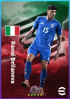 Raoul Bellanova eFootball 2026 player card, 79 OVR RB