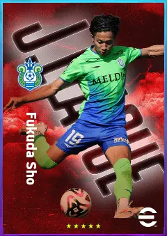 Fukuda Sho eFootball 2026 player card, 76 OVR CF