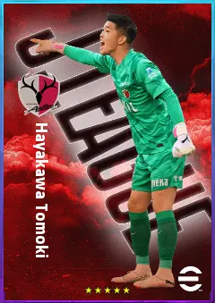 Hayakawa Tomoki eFootball 2026 player card, 78 OVR GK
