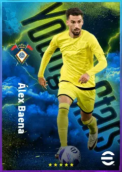 Álex Baena eFootball 2026 player card, 82 OVR AMF