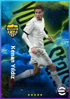 Kenan Yıldız eFootball 2026 player card, 79 OVR SS