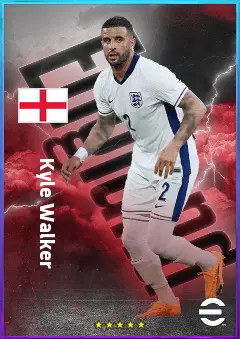 Kyle Walker eFootball 2026 player card, 81 OVR RB