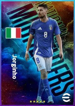 Jorginho eFootball 2026 player card, 82 OVR DMF